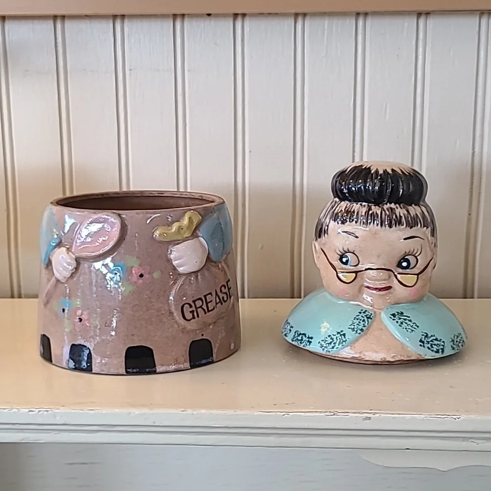 Rare Tilso Granny Grease Jar